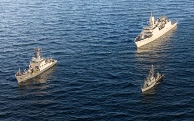 Three Dutch naval vessels in NATO mission Baltic Sentry
