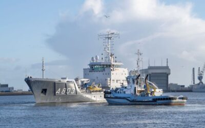 HNLMS Luymes flagship for NATO Mine Countermeasures Group