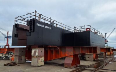 First Damen cutter dredger under construction in Azerbaijan