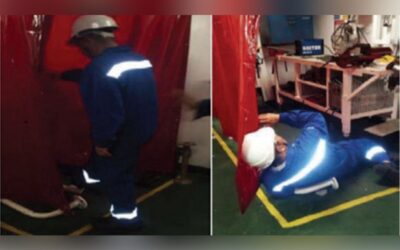 A hidden tripping hazard in ship’s engine room