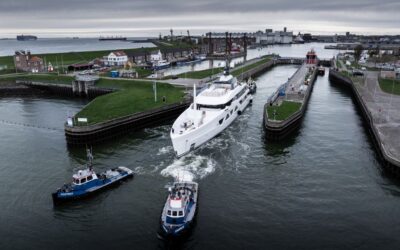 New Amels 6007 yacht heads for sea trials
