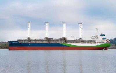 Bound4blue installs largest eSAILs to date on juice carrier