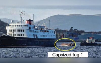 Tug capsizes with two fatalities