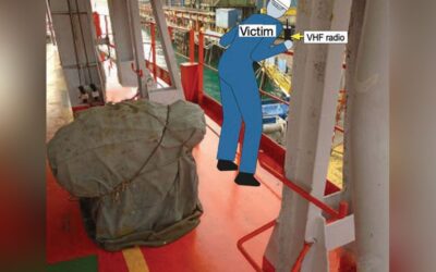 Crew member dies after being struck by mooring rope