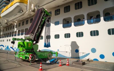 Cruise ships in Rotterdam can now plug into shore power