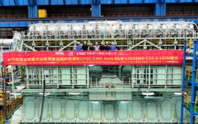 MAN reveals world’s most powerful methanol engine