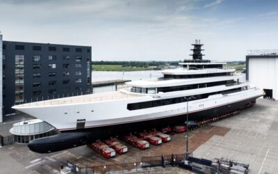 Oceanco launches 111-metre superyacht
