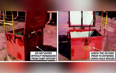 Three enclosed space fatalities on bulk carrier