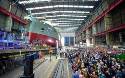 IHC launches Boskalis’ new 31,000-m3 dredger