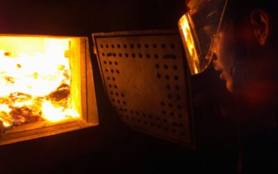 Incinerator overheats on board vessel