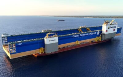 BOKA Vanguard delivers dry dock to Bahamas