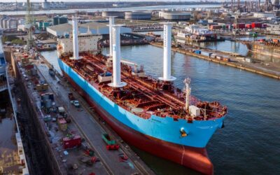 Bound4blue installs first eSAILs for Maersk Tankers