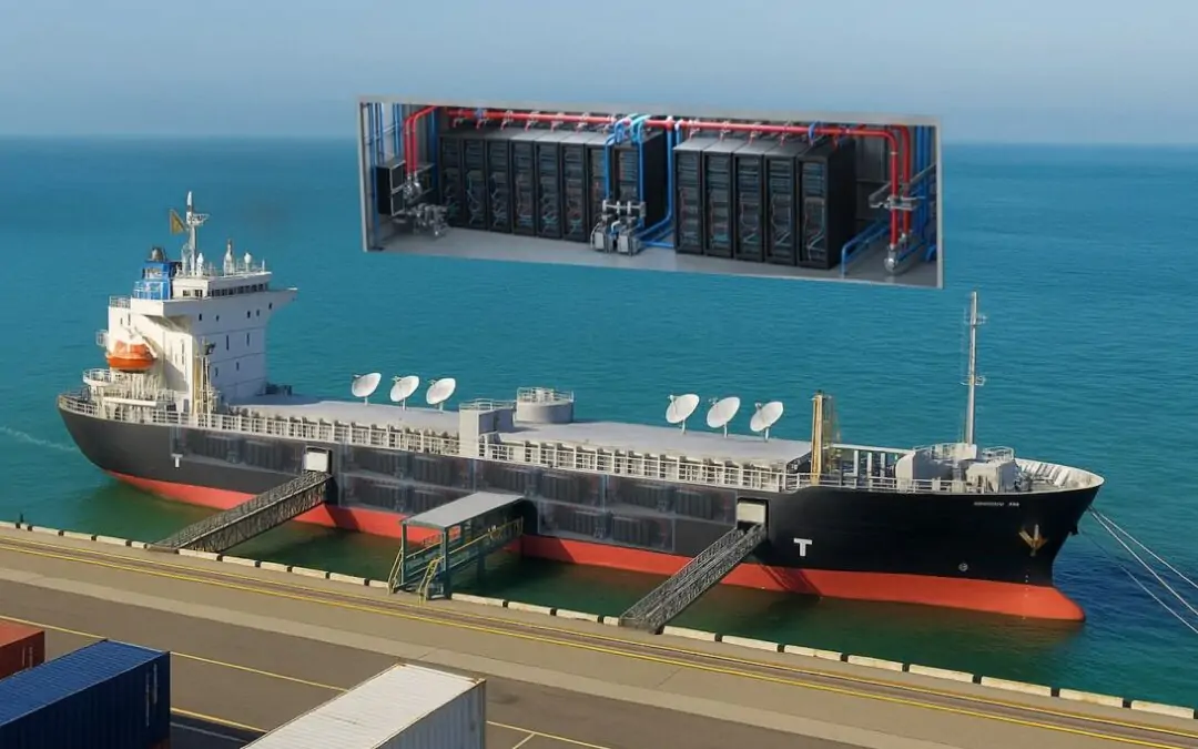 CG rendering of an FDC converted from a used ship (image by MOL)