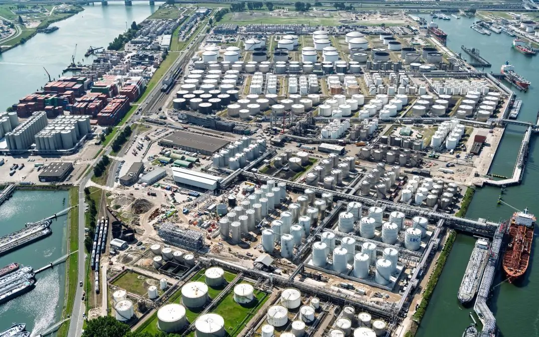 Botlek Port of Rotterdam, photo by Martens Multimedia