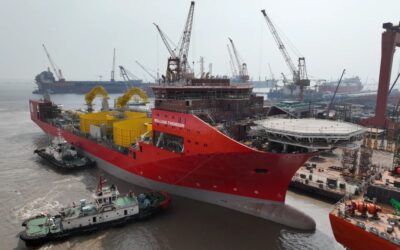 Jan De Nul’s second cable-laying giant launched