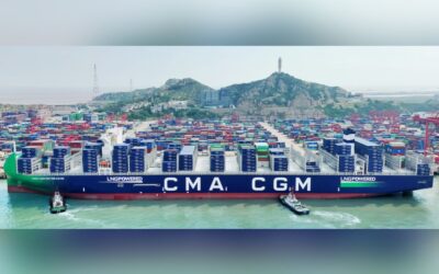 World’s largest LNG-powered container ship sets sail