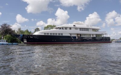 Feadship performs major refit of 25-year old yacht Halcyon