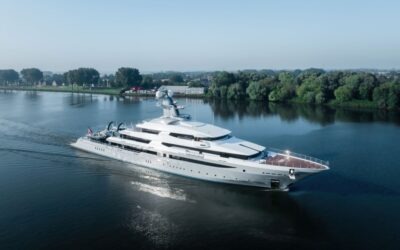 Oceanco delivers rebuilt Draak as companion to Leviathan