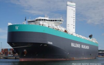 Oceanbird completes sea trial with Wing560 on car carrier
