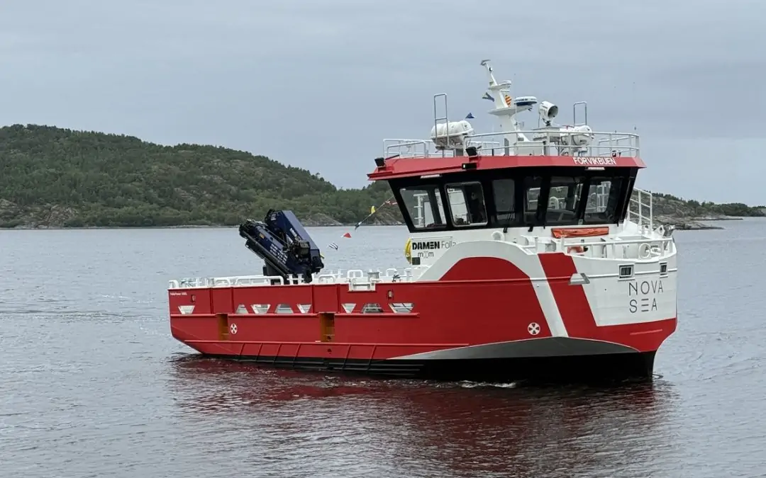 Damen Folla delivers new SeV1508 aquaculture workboat