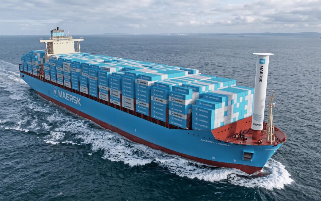 Anemoi and Maersk plan Rotor Sails for container ship