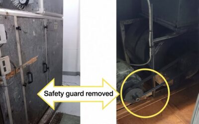 LOTO failure leads to injury