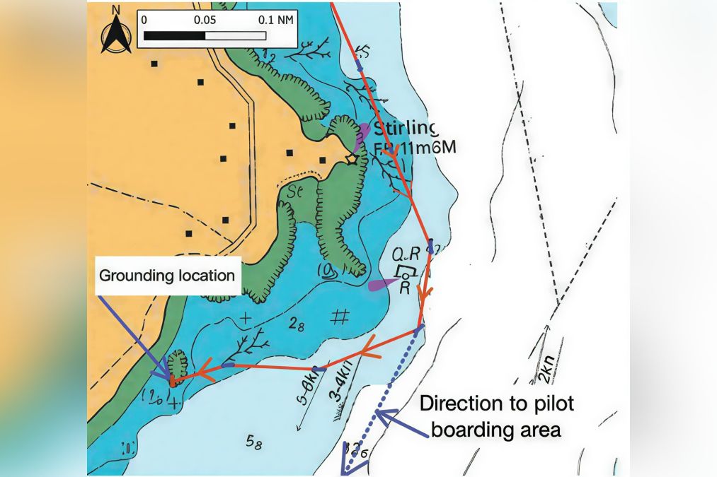 Mars+202623 pilot boat hits rocks