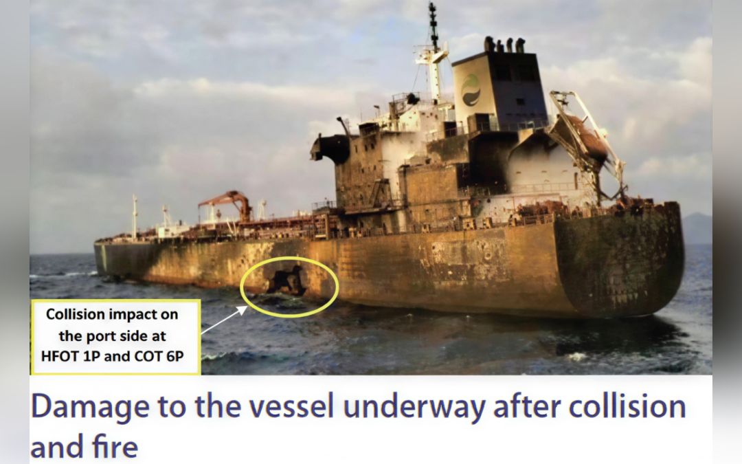 Fatigue contributes to vessel collision