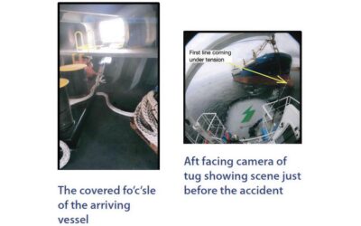 Tug connection gone wrong