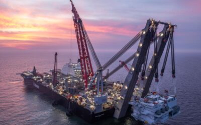 Pioneering Spirit installs OST-6-1 substations