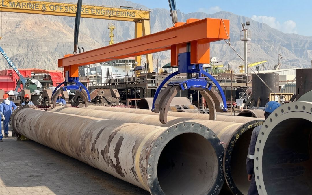 Van Oord pipe lifting tool